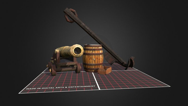 DAE 5 Finished props - By the Ocean 3D Model