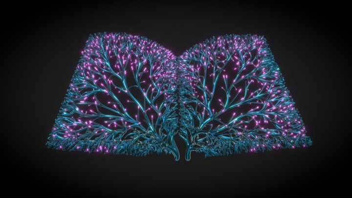Book tree 3D Model