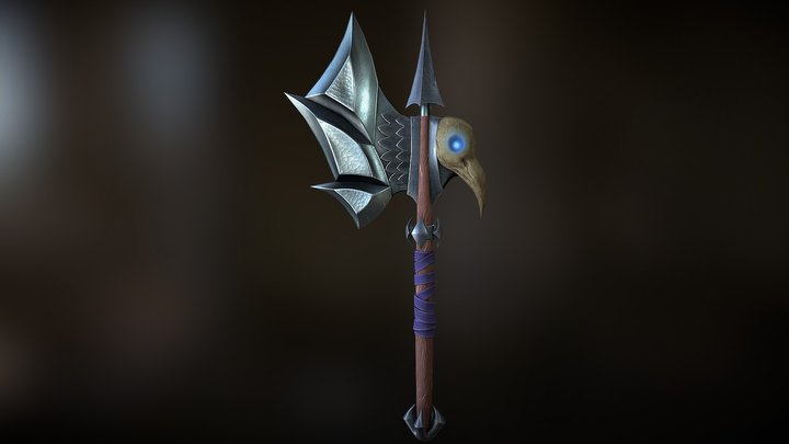 Axe Raven 3D Model