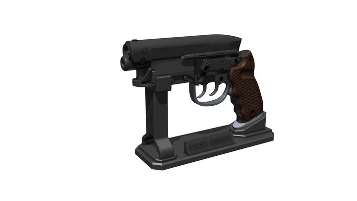 Deckard's Pistol - BladeRunner - Printable model 3D Model