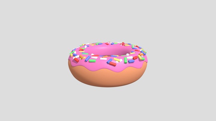Homer donut 3D Model