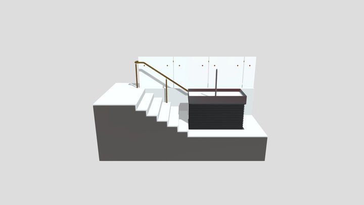 Traversing Lift Single_ Lift Up 3D Model
