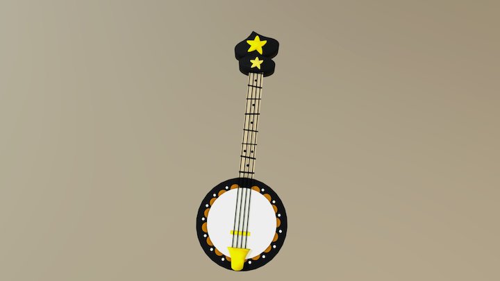 Wander's Banjo 3D Model