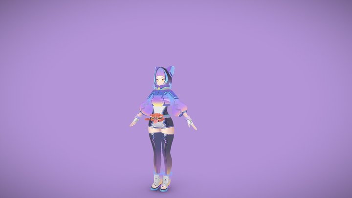 Kamen Rider Gavv (girl ver) 3D Model