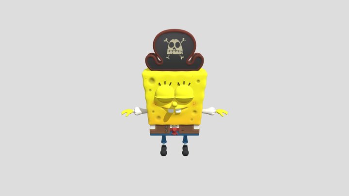 Swashbuckler SpongeBob 3D Model