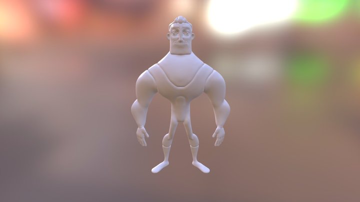 Personagem Modelado 3D Model