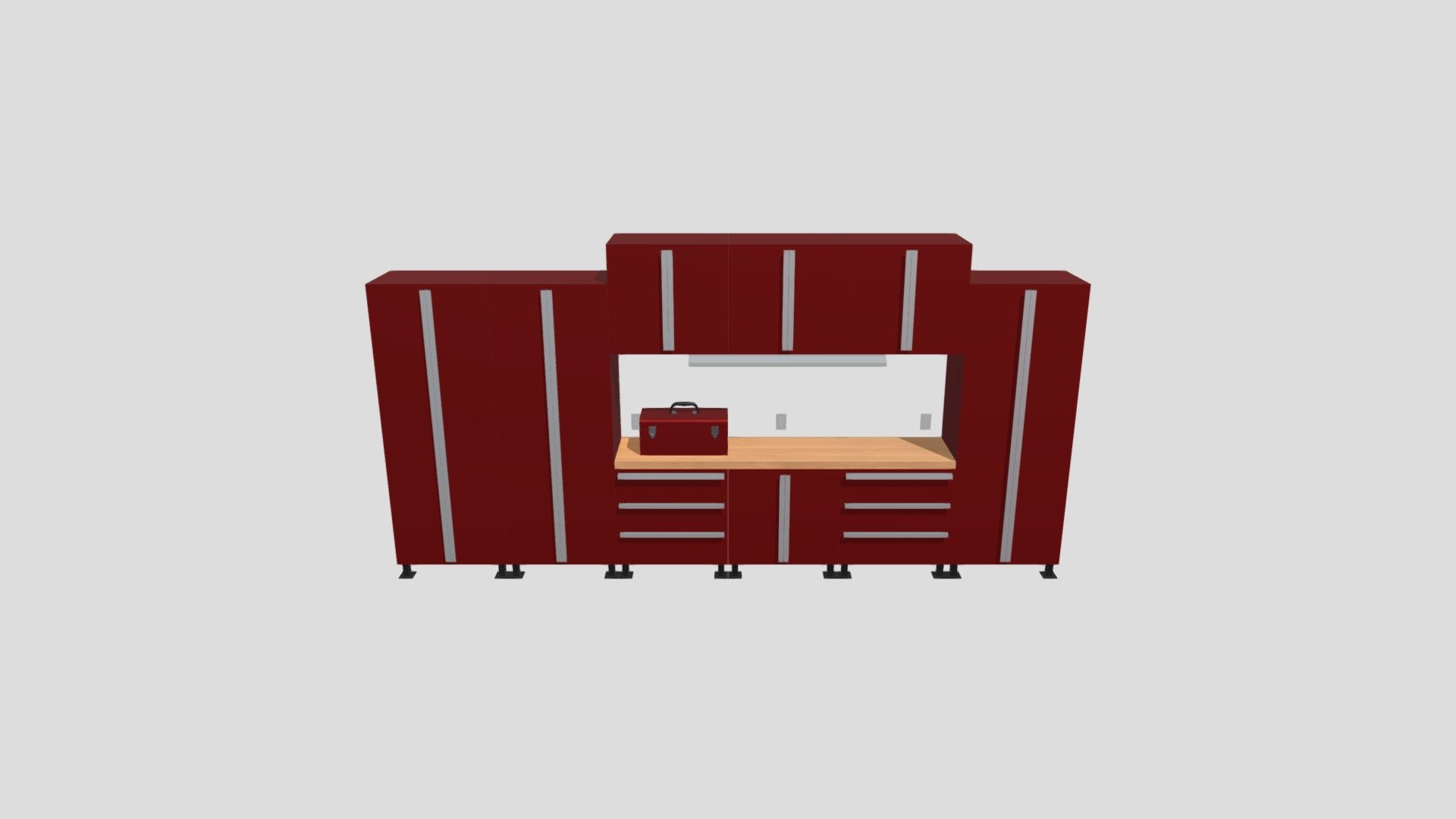 Garage Furniture 06 Set 3D model