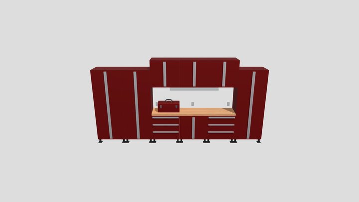 Garage Cabinets 3D Model