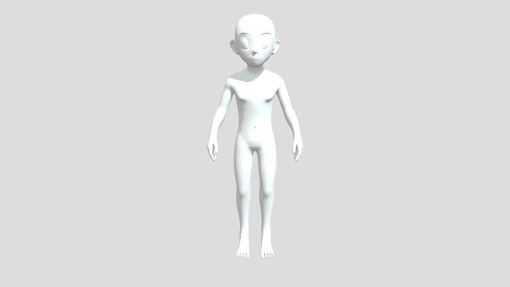Man_Base_Meshes 3D Model
