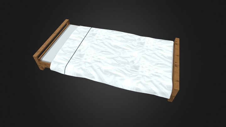 ETAN 침대 싱글 3D Model