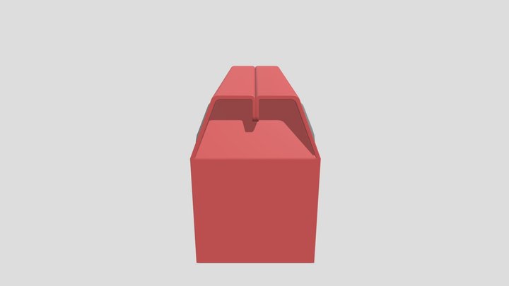 Cardboard Box Bag 3D Model