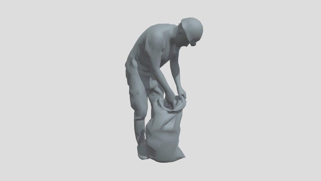 Lowpoly Construction Worker
