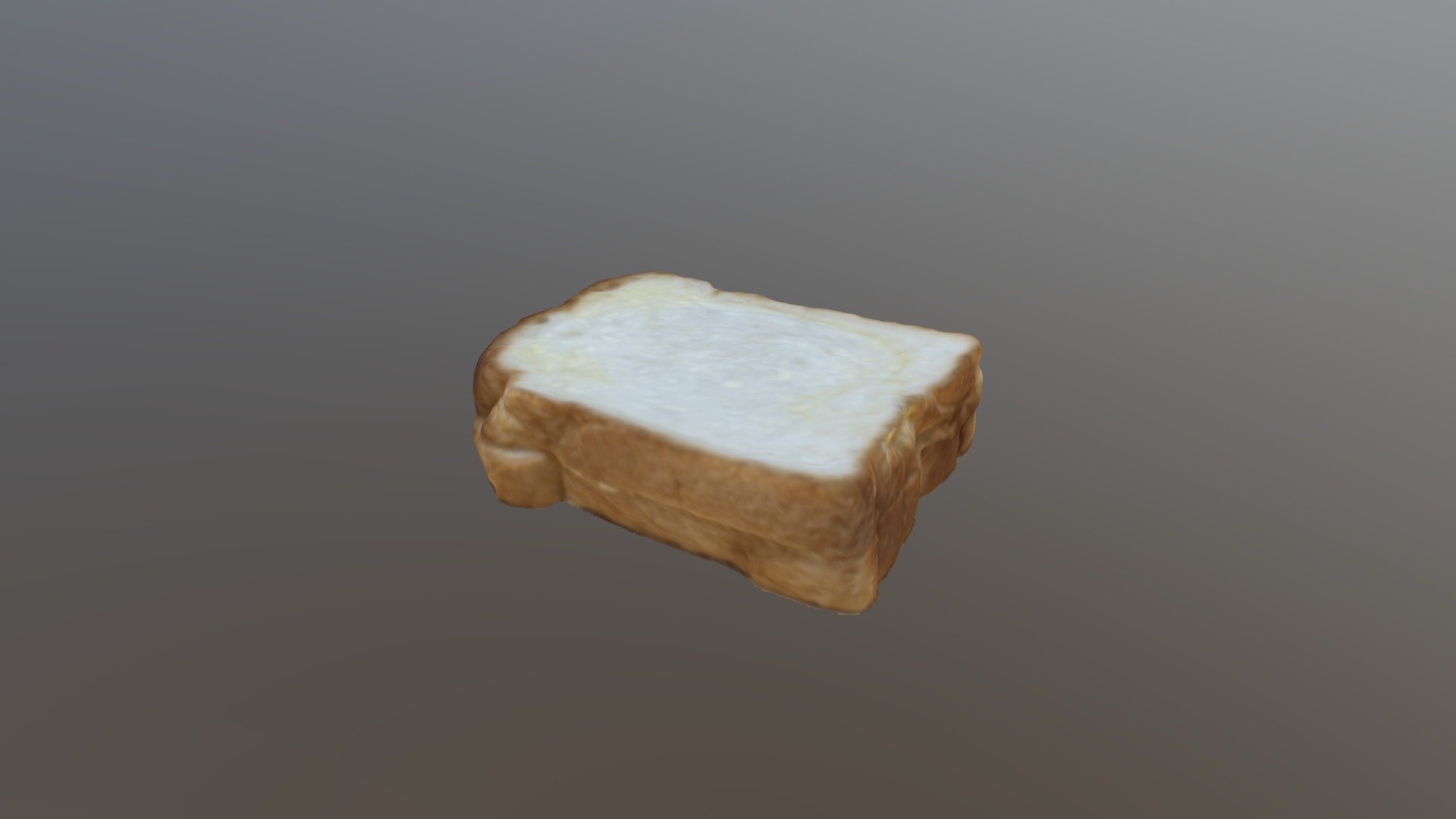 A Plain Bread_3D Model