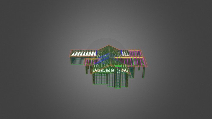 TRUSS DESIGN  - LOT 9, 86 VAUGHANS ROAD 3D Model