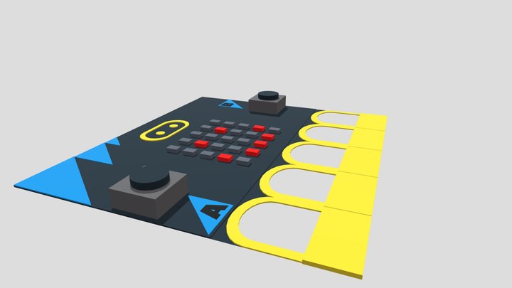 BBC micro:bit 3D Model