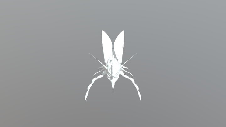 Alien Mosquito 3D Model