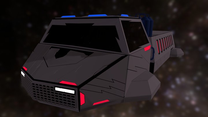 Truck lowpoly 3D Model
