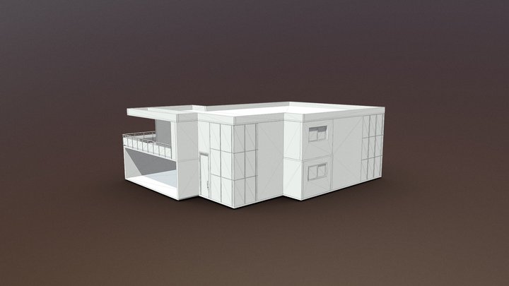 Croqui Inicial - Residencia Ninho E Samara 3D Model