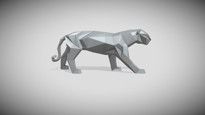 Pantera Origami 3D