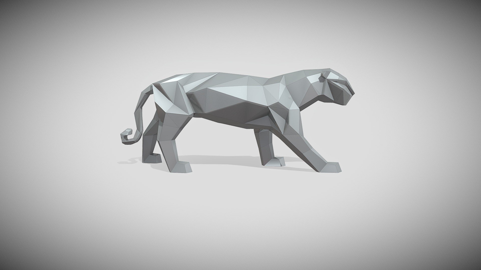 Pantera Origami 3D