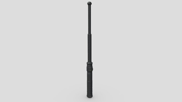 Police Baton 3D Model