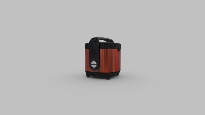 Rice cooker 3D Model