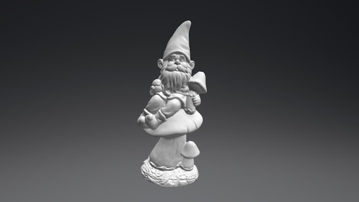 Shroom Gnome 3D Model