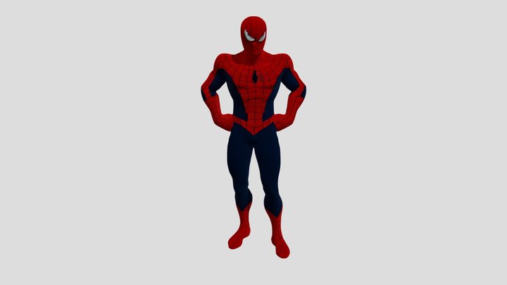 Spiderman wos enojado 3D Model