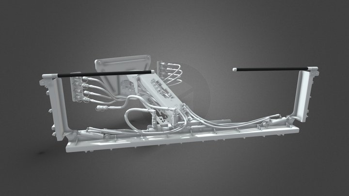 Front washing unit 3D Model