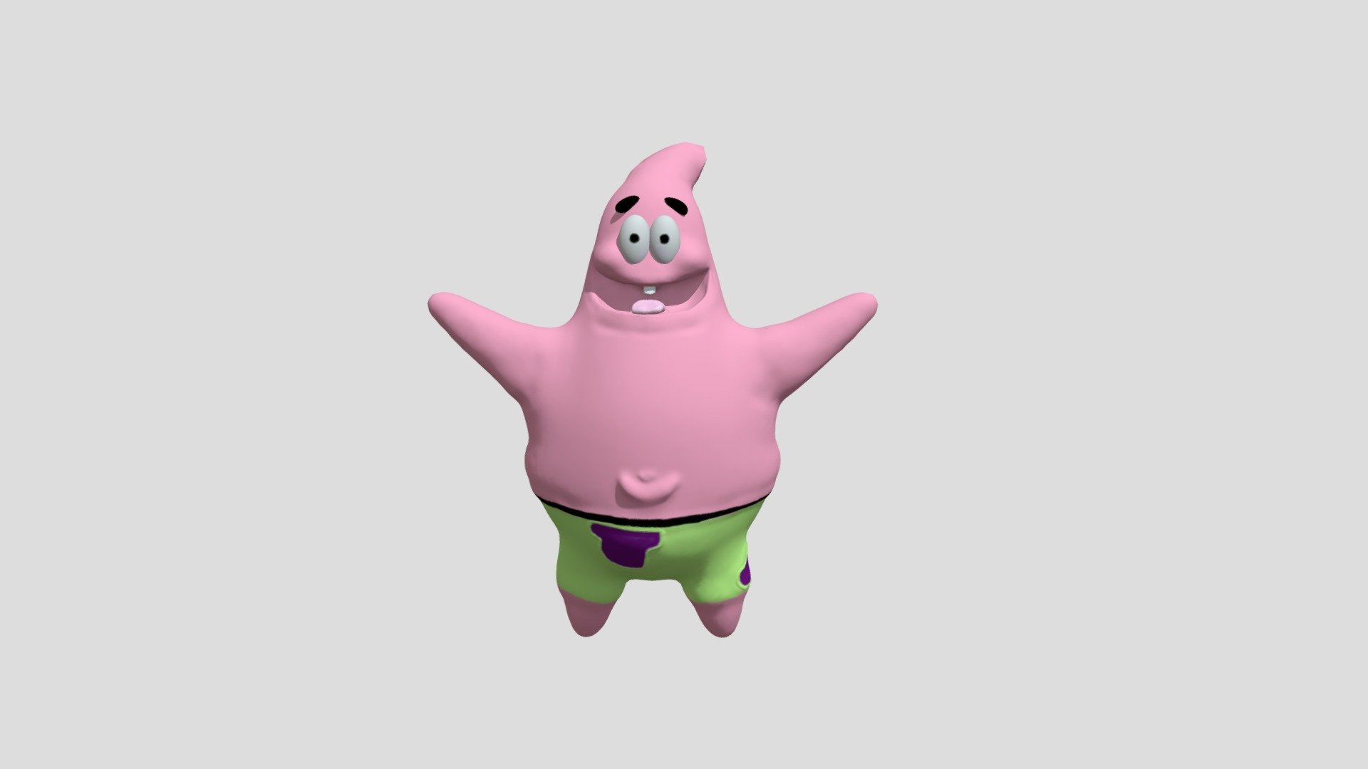 Patrick Star - 3D model by chunka [9f492e4] - Sketchfab