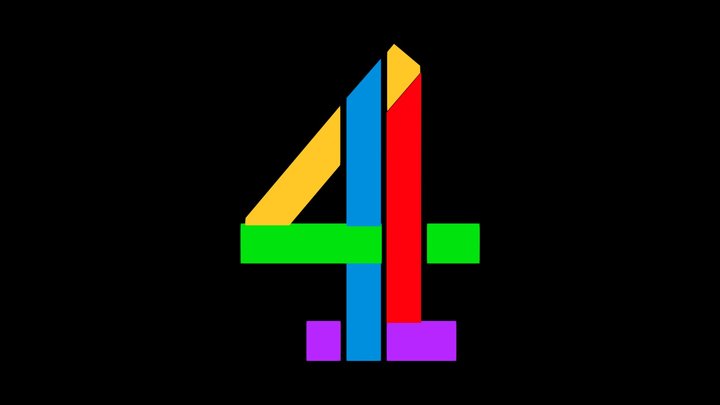 Channel 4 in Classic Colorful Style 3D Model