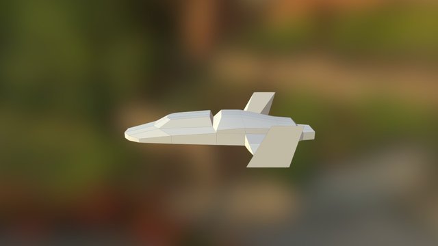 1035448041 Spaceship 3D Model
