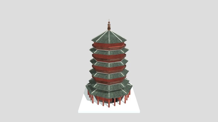 Pagoda_Model 3D Model
