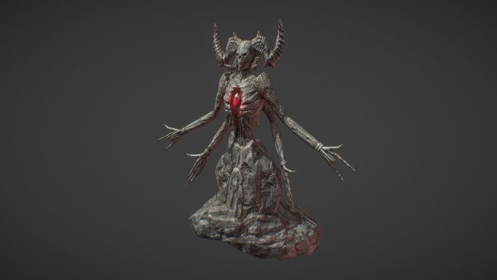 Stone_Stetue 3D Model