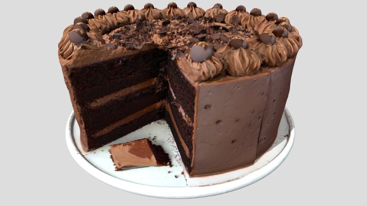 Midnight Slice - cake – Modelo 3D gratuito STL