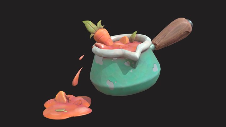 Soup - Stylized Creation 3D Model