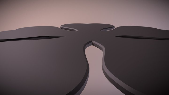 5 leaf Clover 3D Model