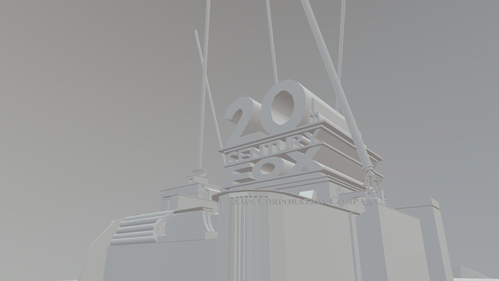 20th century fox 3 logos - A 3D model collection by Warner Bros ...