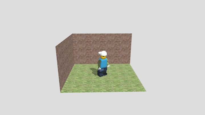 Legoman 3D Model