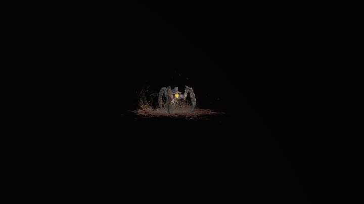 Root-Crop Monster 3D Model