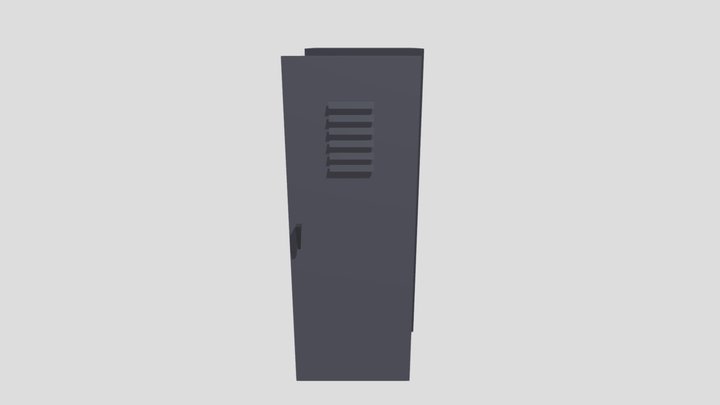 School locker 3D Model