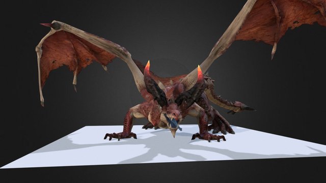 dragon Bidle 3D Model