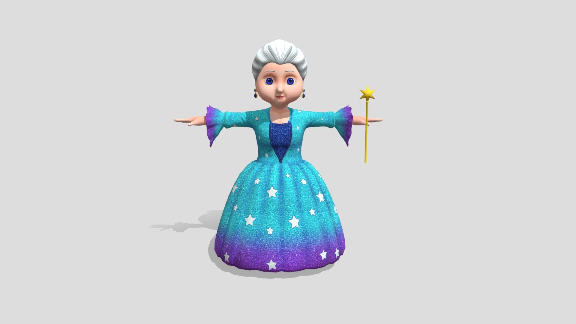Fairy Godmother - 3D model by  (@) [9f50780]