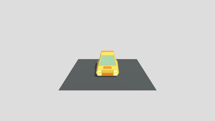 carro low poly 3D Model