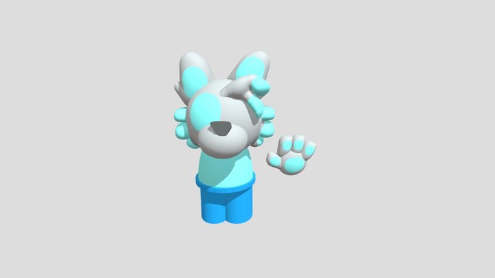 A furry 3D Model
