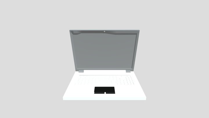 lo poly Laptop 3D Model