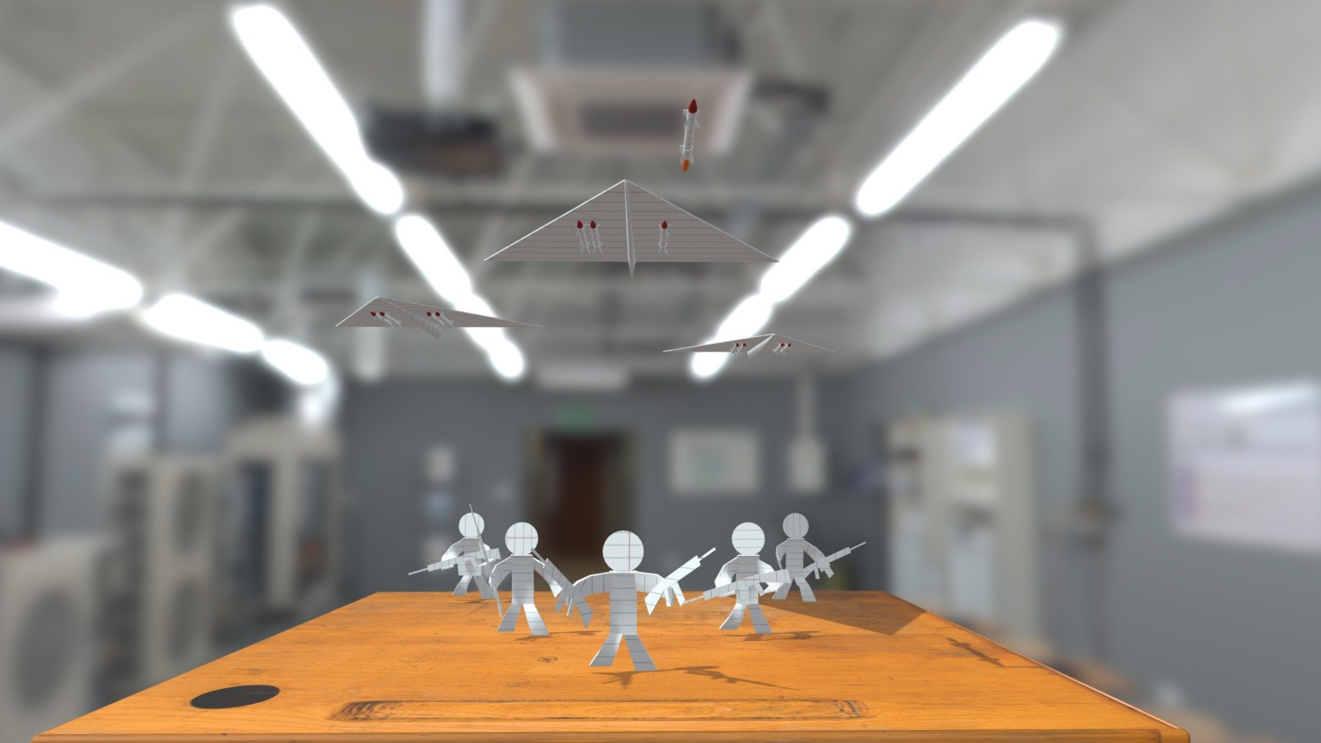 Paper Warfare 3D model by Cjrodriguez [9f51c61] Sketchfab
