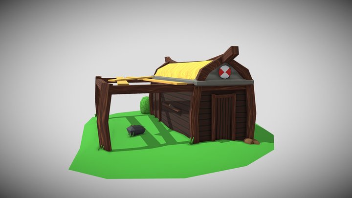 Stylized Viking Smith 3D Model