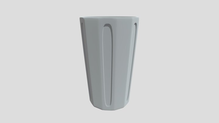 Trash Bin 3D Model