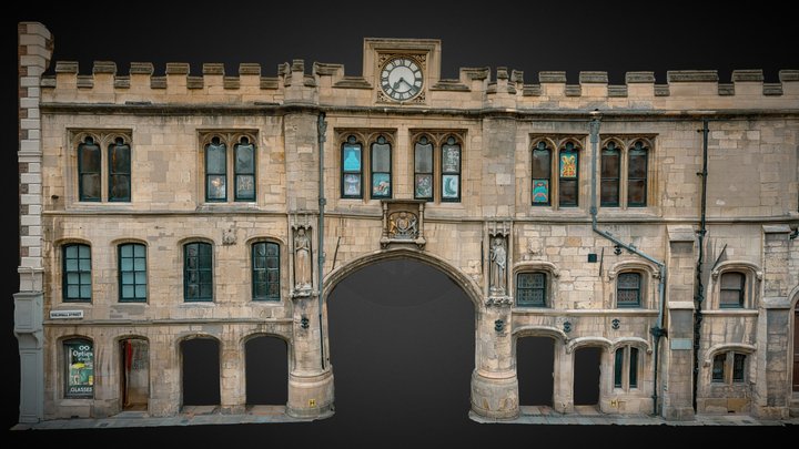 Lincoln Stonebow & Guildhall 3D Model